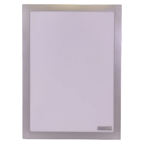 Product A3 Magnetic Self Adhesive Poster Frame (440*320mm) BG4103, a sleek gray frame with a magnetic front and self-adhesive backing for easy poster display and replacement.