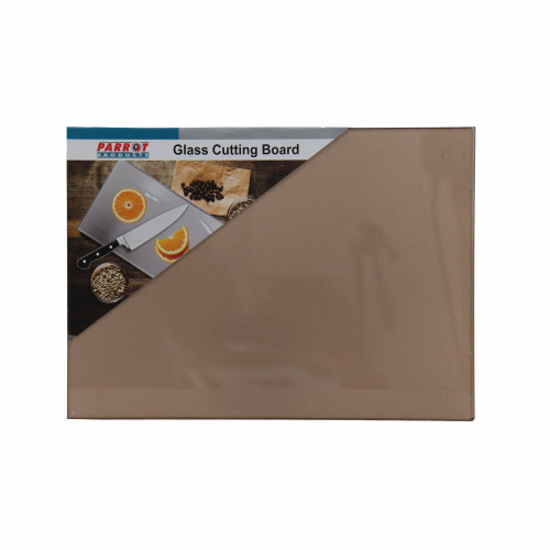 Glass Cutting Board (210 x 300mm - Rose Gold) | Printed Glassboards | Office Stock