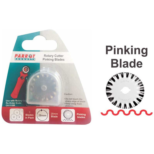 Craft Knife Rotary Blades 28mm Pinking | Craft Knives & Refills | Office Stock Craft Knife Rotary Blades 28mm Pinking | Craft Knives & Refills | Office Stock