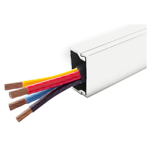 Aluminium Conduit 22 x 11 x 2900mm White