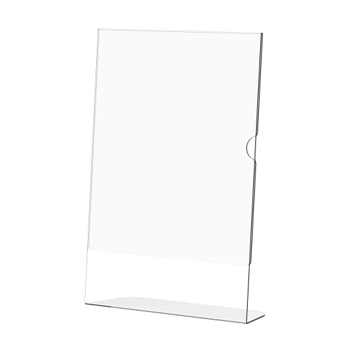 Acrylic Menu Holder - Single Sided - A6 Portrait - Box 5 | Acrylic Menu Holders | Office Stock