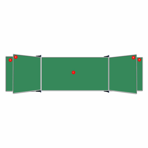 Educational Board Magnetic Chalkboard (1220*1220 - Side Panel - Option A) Educational Board Magnetic Chalkboard (1220*1220 - Side Panel - Option A)