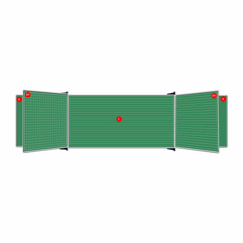 Educational Board Non-Magnetic Chalkboard (1220*1210 - Chalk Lines 1 Side - Swing Leaf - Option B) Educational Board Non-Magnetic Chalkboard (1220*1210 - Chalk Lines 1 Side - Swing Leaf - Option B)