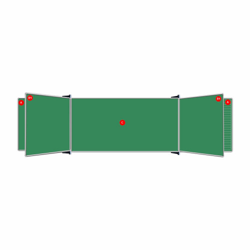 Educational Board Magnetic Chalkboard (1820*1220 - Centre Panel - Option C) Educational Board Magnetic Chalkboard (1820*1220 - Centre Panel - Option C)