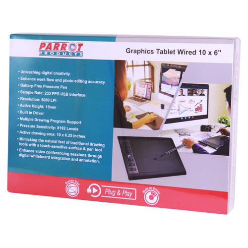 Graphics Tablet (Wired - 10 x 6 inch)
