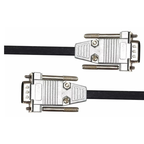 Cable - 15 Pin Male To Female VGA (20M) INSTAL2B, black cable with metallic VGA connectors on both ends.