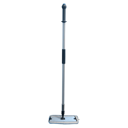 Janitorial Microfibre Floor Sweeper Mop JA0204, lightweight adjustable floor sweeper with a microfiber cleaning head and extendable handle for efficient floor cleaning.