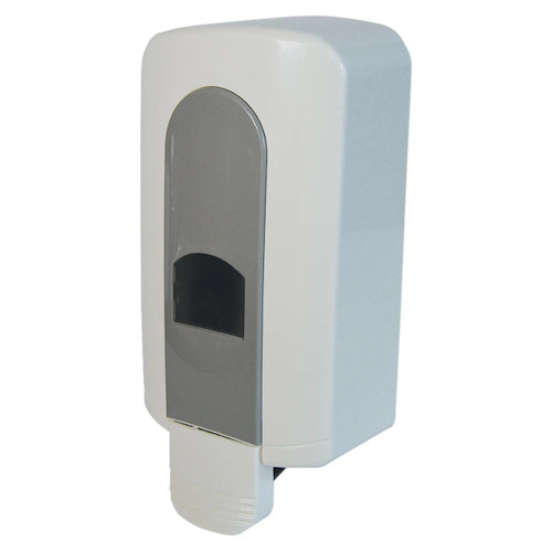 Janitorial Wall Mounted Soap Dispenser (Manual - 500ml - White/Grey - Gel Pump)