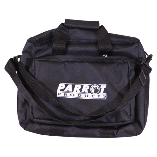 Data Projector Bag OP0511, black portable bag with multiple compartments and adjustable strap for carrying and protecting data projectors.