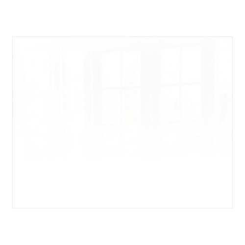 Decorative Glass Wall Tile (898 x 700 X 6mm) White RAL9010