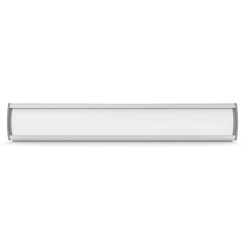 Product Sign Frame (50 x 300 mm) SF0530, Modern White and Silver Sign Frame for Display or Signage Purposes.