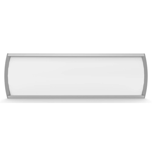 Sign Frame (100*300mm) SF1030, modern illuminated display sign with a sleek white panel and metallic silver frame.