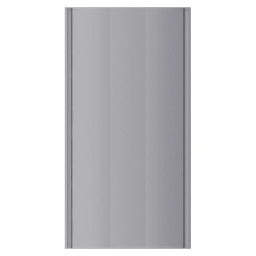 67 Brand Sign Frame, 420 x 800 mm, in Aluminium with Steel End Caps, Presented in a Sleek Grey Finish, Ideal for High-Quality Sign Display, Showcasing a Sturdy and Durable Design for Indoor and Outdoor Use.