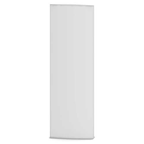 Double-sided Standing Sign Frame, 600 x 1800 mm, by Brand 67, in White Colour, with Powder Coated End Caps, for Indoor or Outdoor Use, Easy to Change Sign.