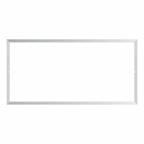 67 Aluminium Sign Frame 190 x 380, a Sleek Design Display, Made from Natural Anodised Aluminium, Perfect for Indoor and Sheltered Outdoor Use, with a Brushed Aluminium Surface and Secure Mounting Hardware for a Professional Look.