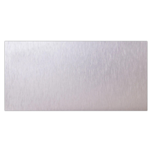 Aluminium Composite Panel, 2440*1220*3mm - Brushed Aluminium SN3000A with a sleek brushed metallic surface.
