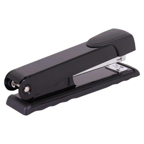 Desktop Large Steel Stapler 210*(24/6 26/6) Black 20 Pages, Black steel desktop stapler for fastening up to 20 sheets of paper.