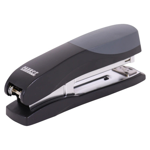 Desktop Stapler Plastic Large 210*(24/6 26/6) Black 20 Pages, black and gray stapler for stapling up to 20 pages. Desktop Stapler Plastic Large 210*(24/6 26/6) Black 20 Pages, black and gray stapler for stapling up to 20 pages.