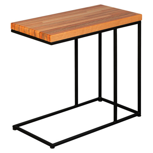 Lift Laptop Table with Wood Butcher Block Top | Hospitality Furniture | Office Stock