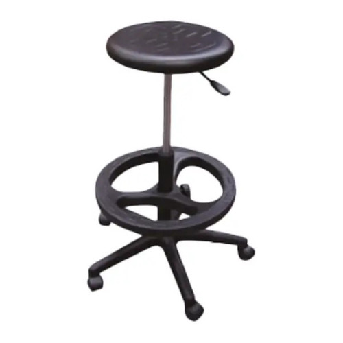 Q26 Industrial Draughtsman Chair ISC-DCH-IND-Q26, adjustable height stool with round seat and swivel base for ergonomic seating in industrial environments.