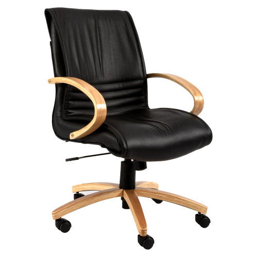 Pimento Wooden Medium-back Office Chair | Office Chairs | Office Stock