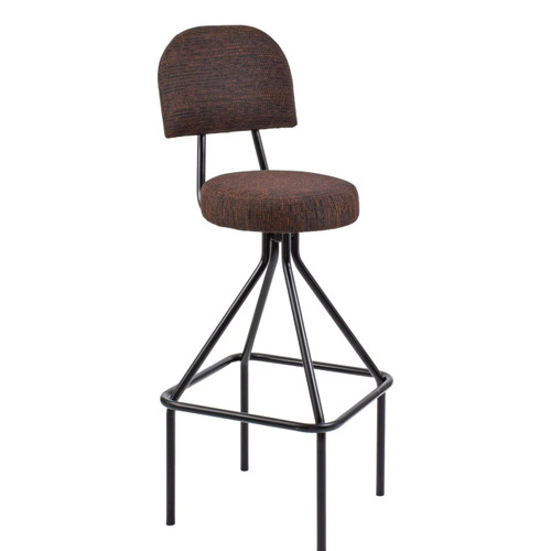 Swivel Barstool with Backrest | Hospitality Furniture | Office Stock