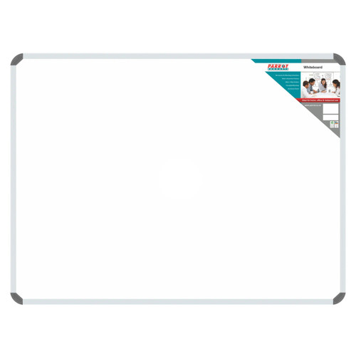 Non-Magnetic Whiteboard (900*900mm) BD1228, large rectangular whiteboard with aluminum frame and corner protectors for office, school, or commercial use.