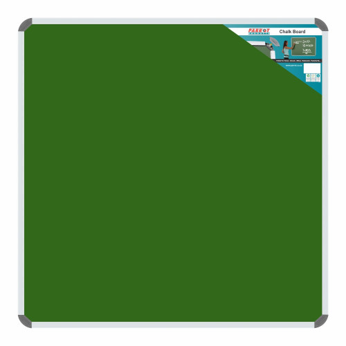 Chalk Board Non-Magnetic (Aluminium Frame - 1000*1000mm) | Non-Magnetic Chalkboards | Office Stock