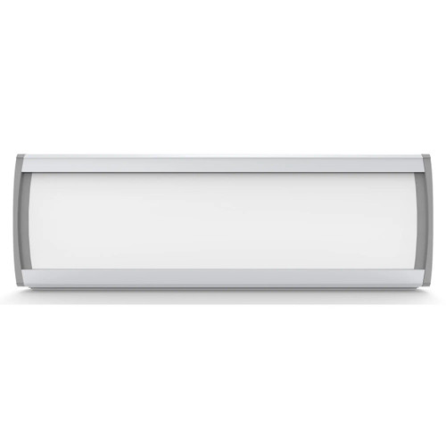 Product Sign Frame (50*150mm) SF0515, modern white and silver sign frame for display use.
