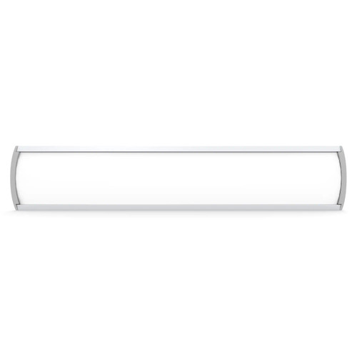 Sign Frame (80*400mm) SF0840, a sleek, modern white sign frame with curved metal edges designed for display signage.