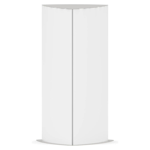 Triangular Tower Sign Frame (1200 x 2400 mm) SF4956, White Freestanding Sign Display with a Triangular Shape, Suitable for Outdoor or Indoor Signage.