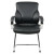 K051 Black Polyurethane Leather with Chrome Frame Executive Visitor Office Chair