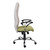 Nikki High-back Chair, ergonomic office chair with adjustable armrests, green cushioned seat, and high back support for comfortable seating.