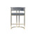  Dee Bar Stool Original Steel Gold Spray Upholstered 