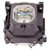 Replacement Data Projector Lamp for the (OP0460 Gen2) Projector, Image of the Projector Lamp with Reflective Interior and Mounting Housing.