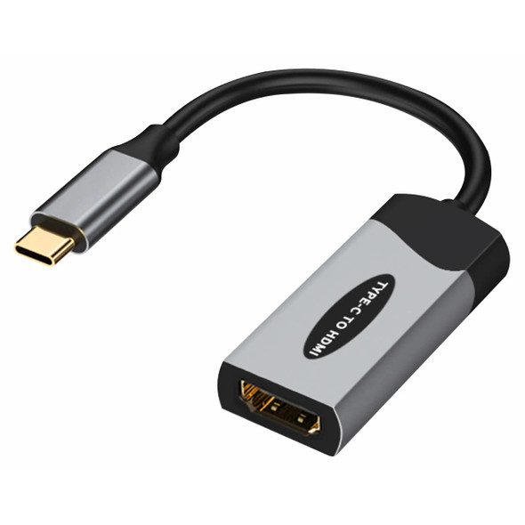 USB-C to HDMI Converter, AD2019 model with compact design and gold-plated HDMI port for high-definition video output.
