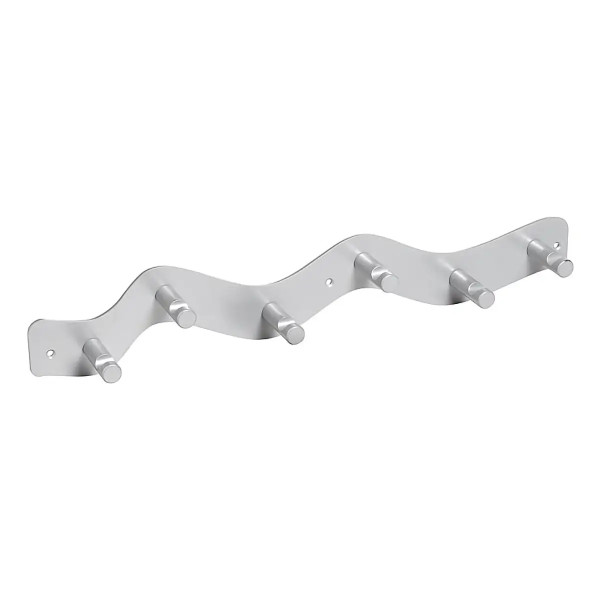 Silver Wall Mounted Jacket Hook Hanger - Additional View 2