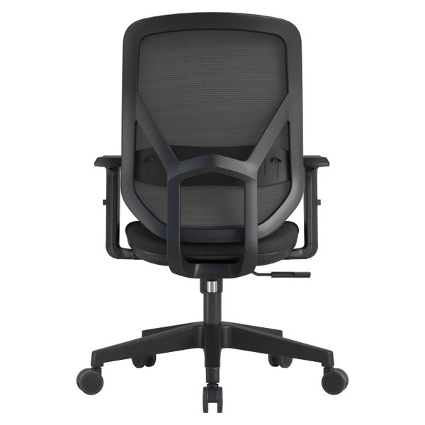 Black Mesh Office Chair, Pluto Mesh Medium-back by Office Stock South Africa, Featuring a Breathable Chair Design with Sleek Black Mesh, Sturdy Base, and Adjustable Armrests, Perfect for Modern Workspaces.