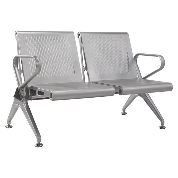 New Chrome Deluxe Two-seater Airport Bench
