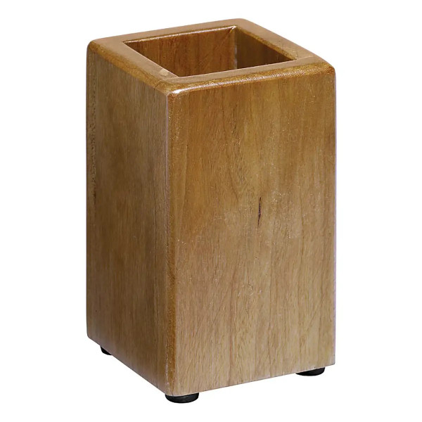Executive Solid Wood Pencil Cup - Additional View 2