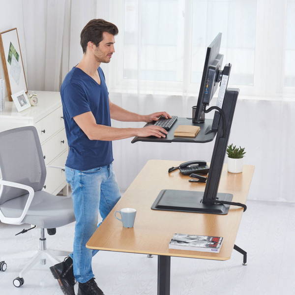 KM003 Sit-Stand Desk Converter