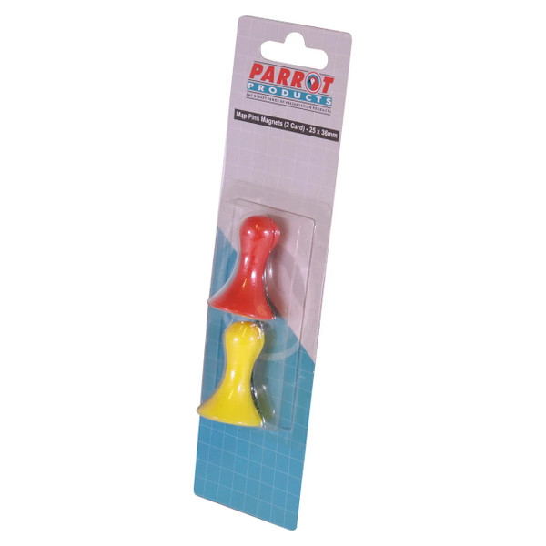 Magnetic Map Pins (2 per Card - Assorted - Size: 36mm)
