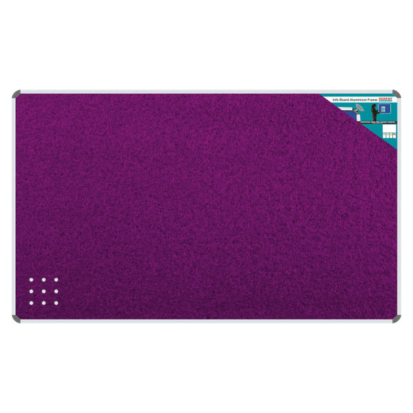 Product Info Board, Aluminium Frame in Purple Colour Measuring 1500 x 1200 mm with Model BD0760A.