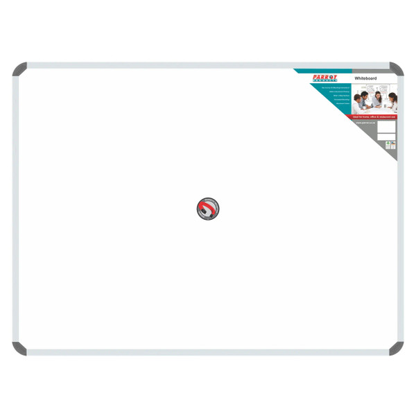Whiteboard 600 x 450 mm (Magnetic) BD0920, Large Rectangular Whiteboard with a Magnetic Surface and Aluminium Frame for Efficient Writing and Display.