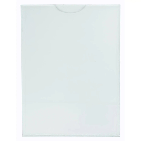 Perspex Pocket (Clear / White Backing A2)