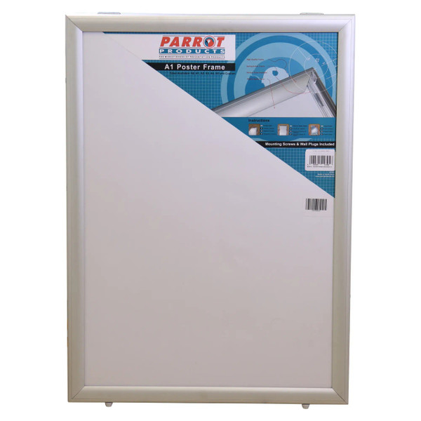 Product a-Frame Poster Frame (Sandwich A0) BG8100, White Sandwich Poster Frame for A0 Size Posters with a Sleek Aluminium Border.