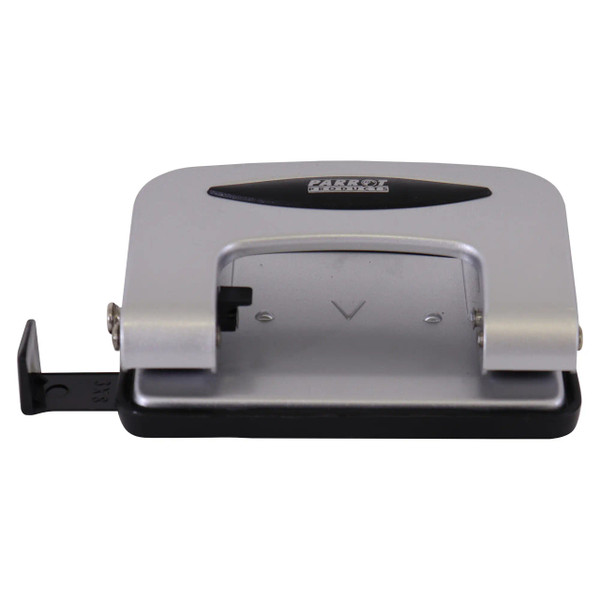 Steel Hole Punch, Silver Metal Office Puncher for Punching 20 Sheets of Paper.