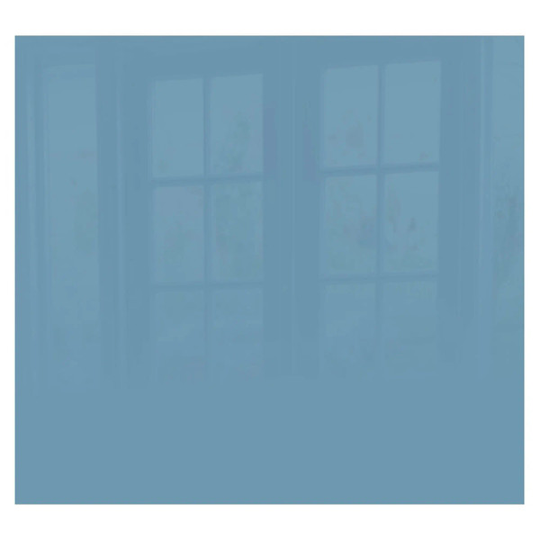 Decorative Glass Wall Tile (598 x 650 X 6mm) Pastel Blue
