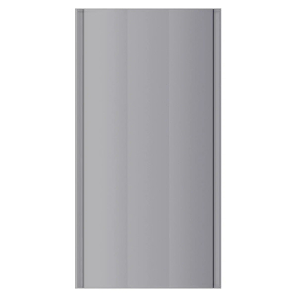 67 Brand Sign Frame, 420 x 800 mm, in Aluminium with Steel End Caps, Presented in a Sleek Grey Finish, Ideal for High-Quality Sign Display, Showcasing a Sturdy and Durable Design for Indoor and Outdoor Use.