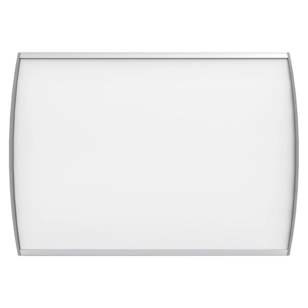 67 Sign Frame, 600 x 700 mm, in Aluminium with Steel End Caps, Presented on a Plain Background, Showcasing Its Sleek Design and Sturdy Build, Ideal for Indoor and Outdoor Signage Use.